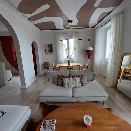 Centre - Spacieux - Calme - Chic Et Cosy - Parking 比亚里茨