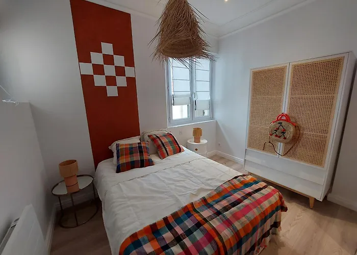 Centre - Spacieux - Calme - Chic Et Cosy - Parking 公寓 比亚里茨